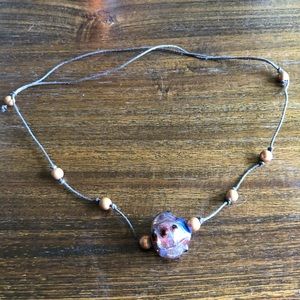 Unique Handblown Glass Necklace